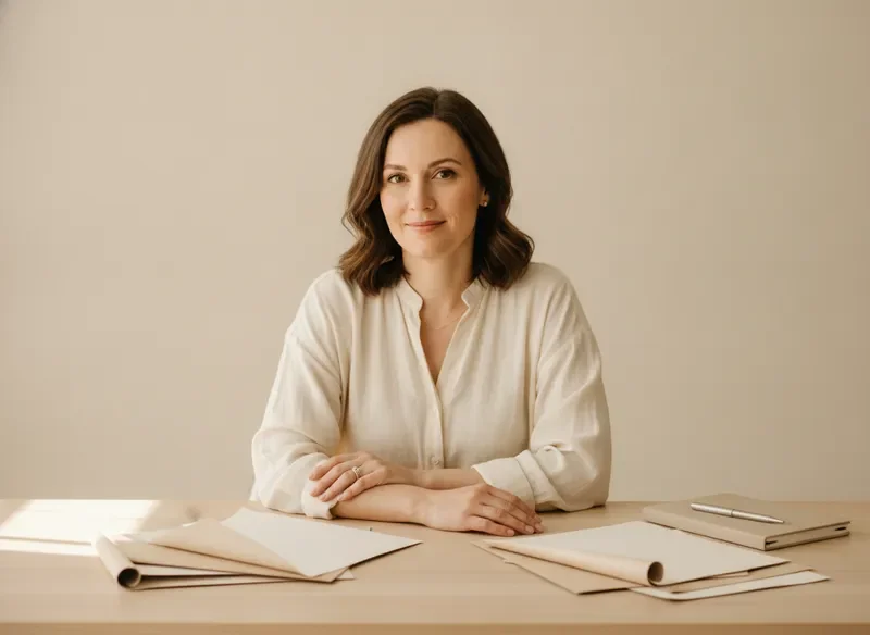 Founder of SMN Bookkeeping at her desk, ready to help with your finances